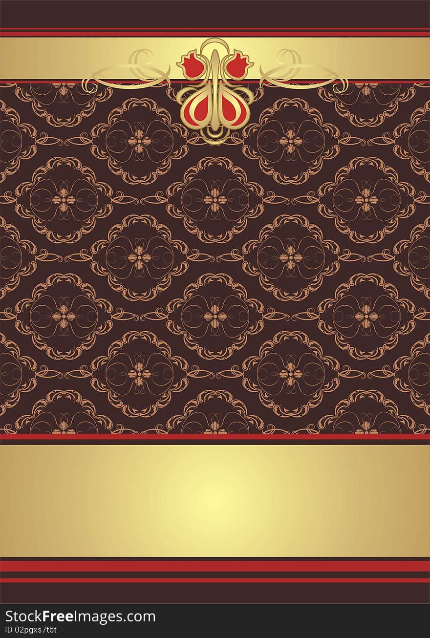 Decorative ornament. Background for wrapping