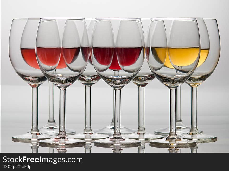 Wine glasses