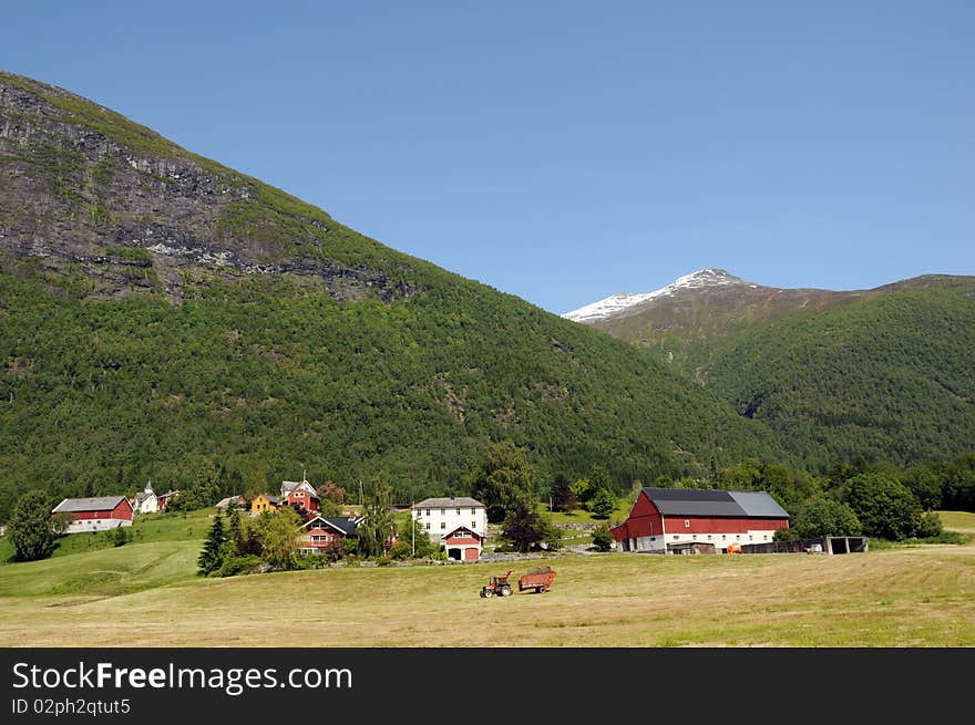 Village of Loen on Nordfjord