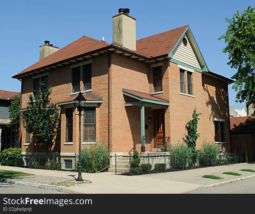 Older home that's been nicely rehabbed with a modern look. Older home that's been nicely rehabbed with a modern look.