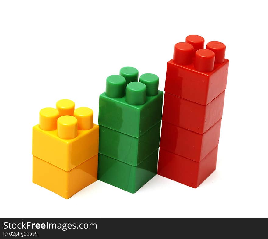 Chart from toy blocks