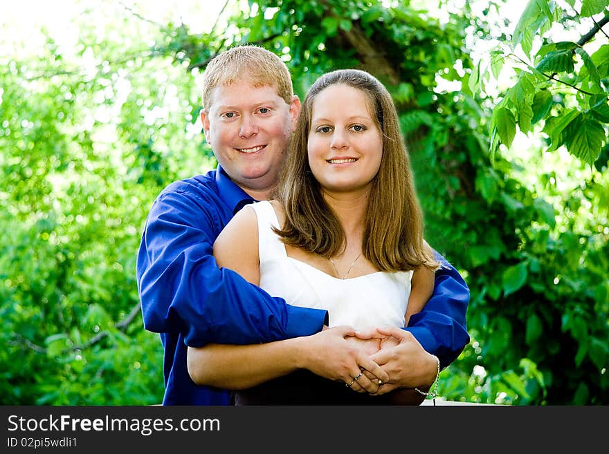 A couple in love series shot in the woods. A couple in love series shot in the woods.