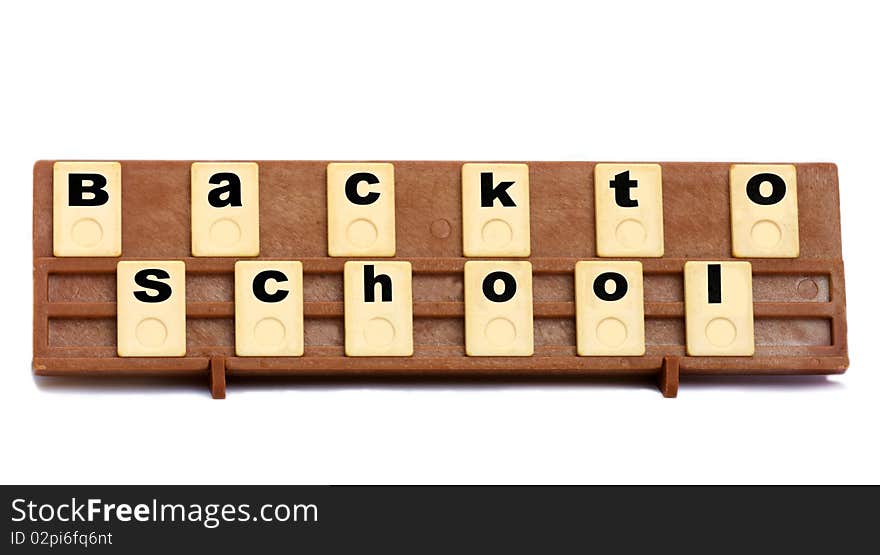 Back to school on cube board game