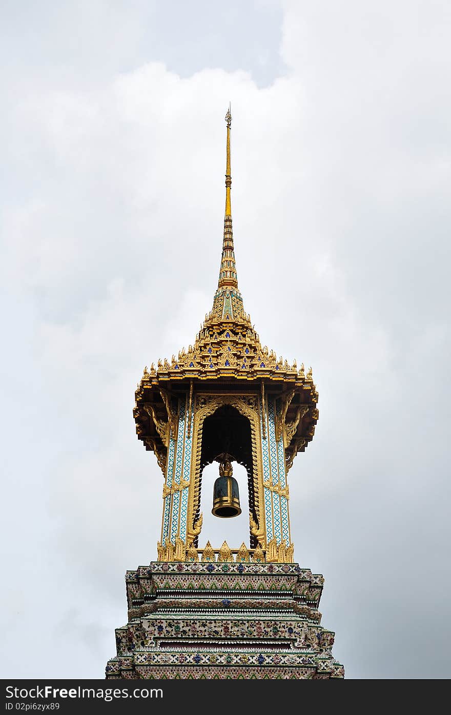 Belfry at Wat Pra Kaew in Thailand