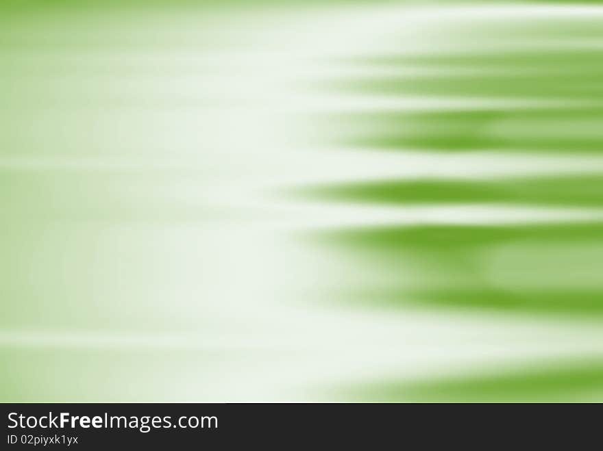 Green silky surface