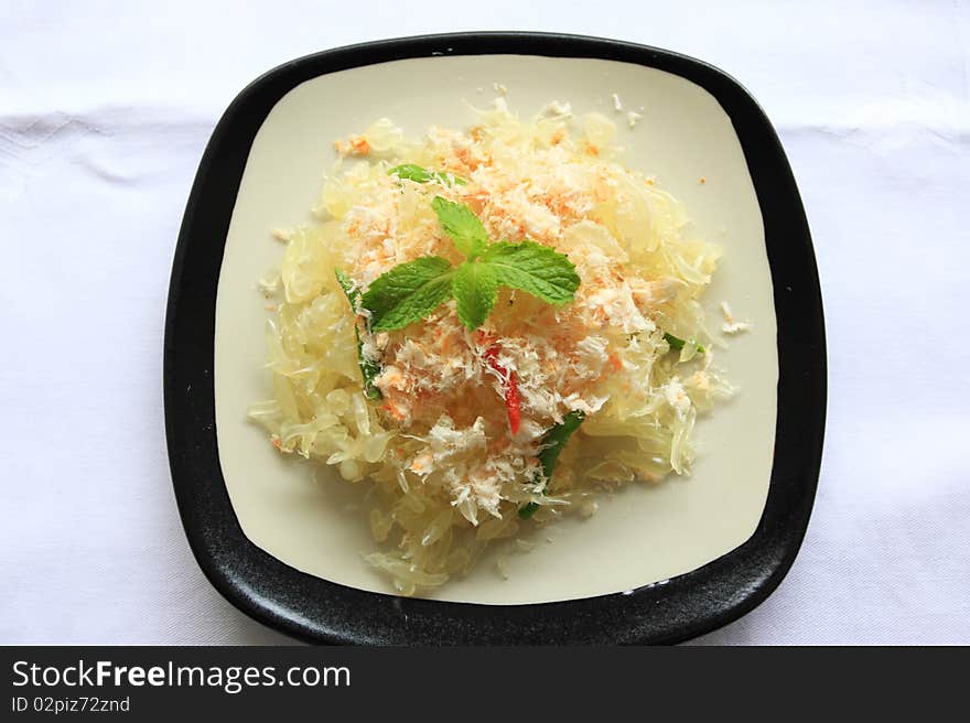 Pomelo salad