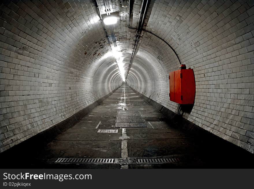 Greenwich Foot Tunnel, London.