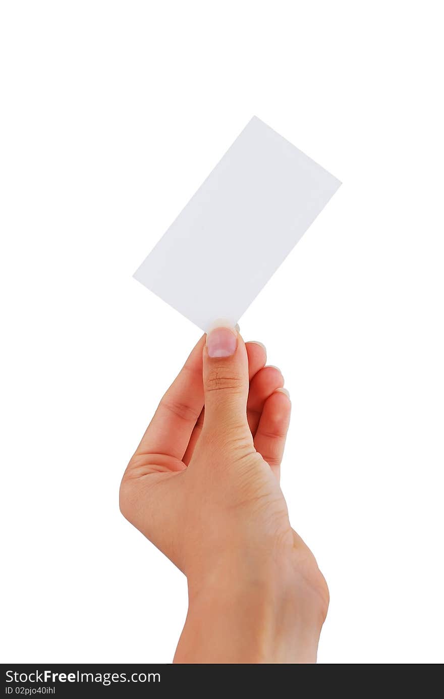 Blank Business Card