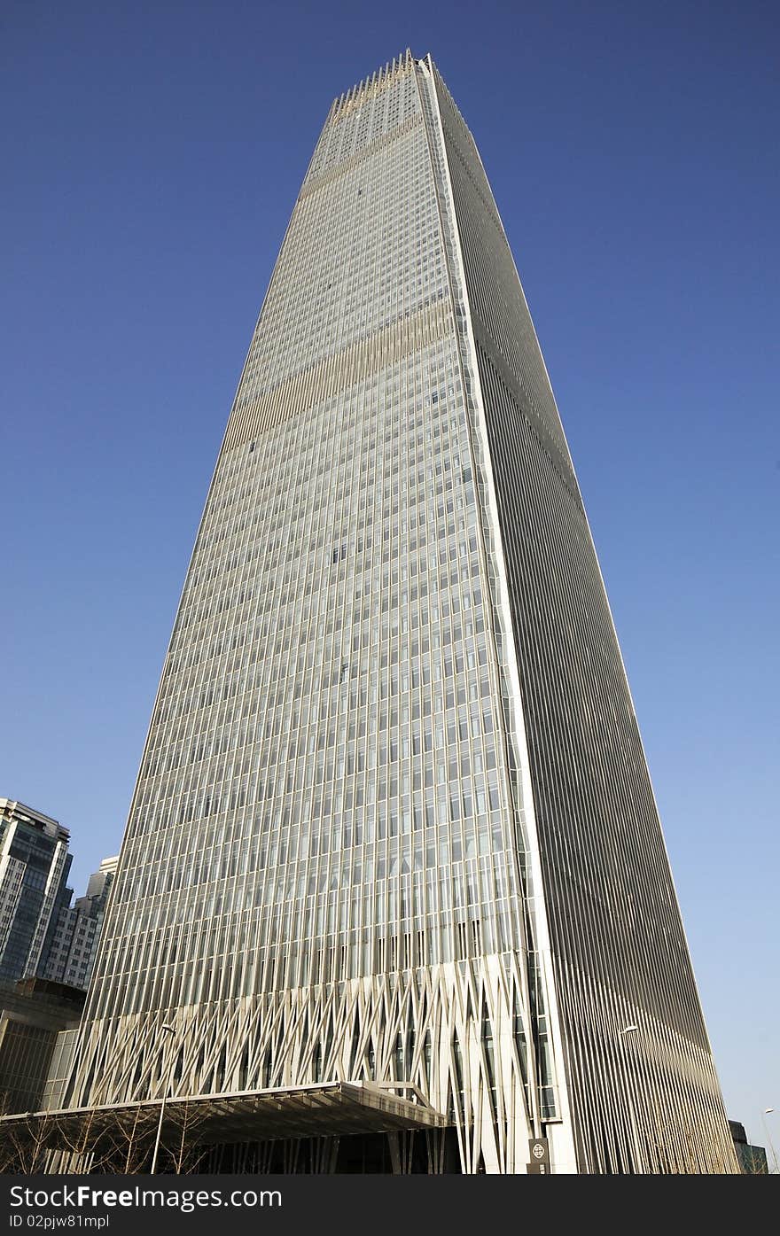 Skyscraper of beijing world trade center