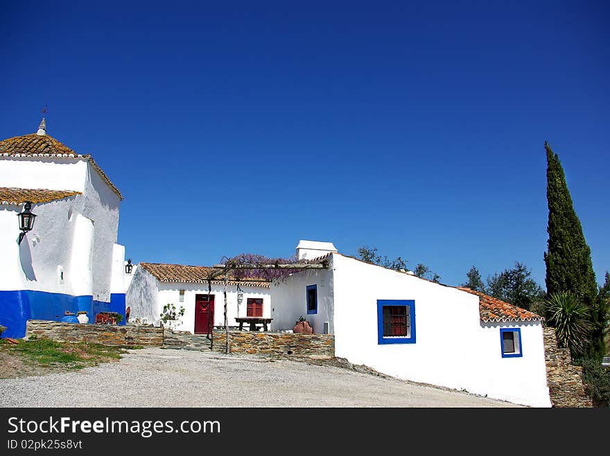 Houses in Alentejo: S.Gregório village. Houses in Alentejo: S.Gregório village.