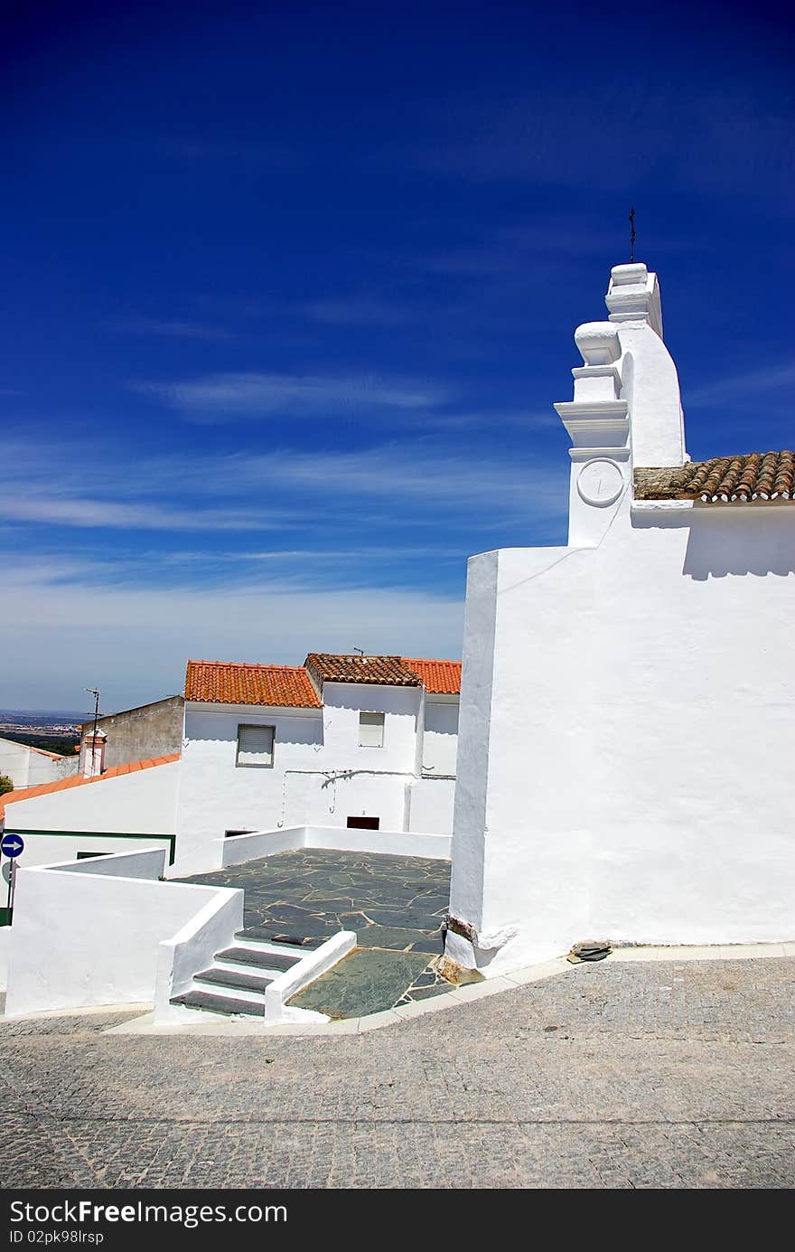 Portuguese village at south of  Portugal. Portuguese village at south of  Portugal.