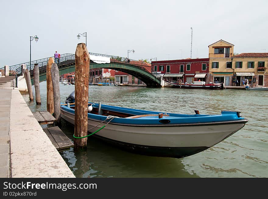 Scenic views of the island of Murano, Italy