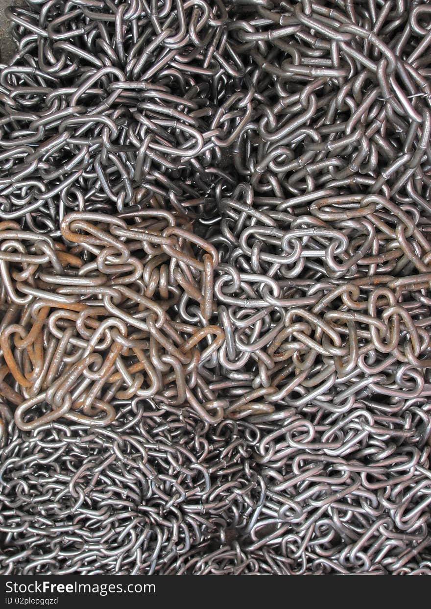 Metal chain, background