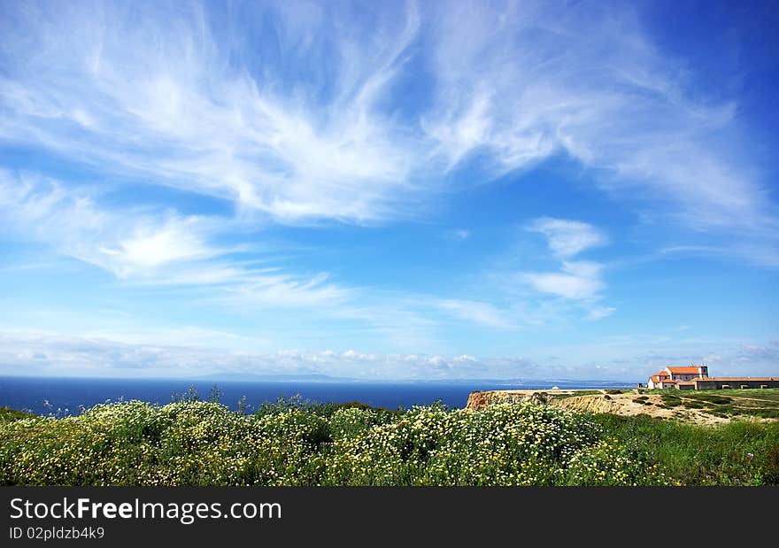 Landscape of Espichel cape.