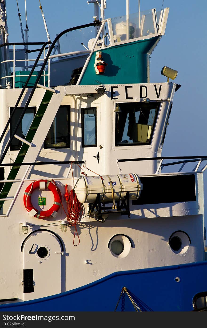 Boats Moored In Harbour