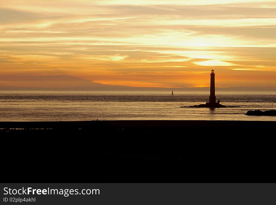 The lighthouse at Cap de La Hague