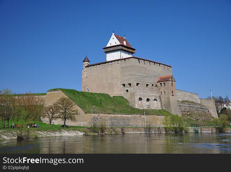 The picture was taken near the East border of Estonia in the early spring time. The picture was taken near the East border of Estonia in the early spring time.