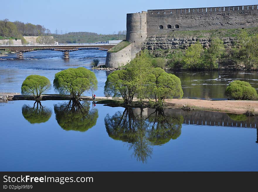 Russian Fortess And The Bridge