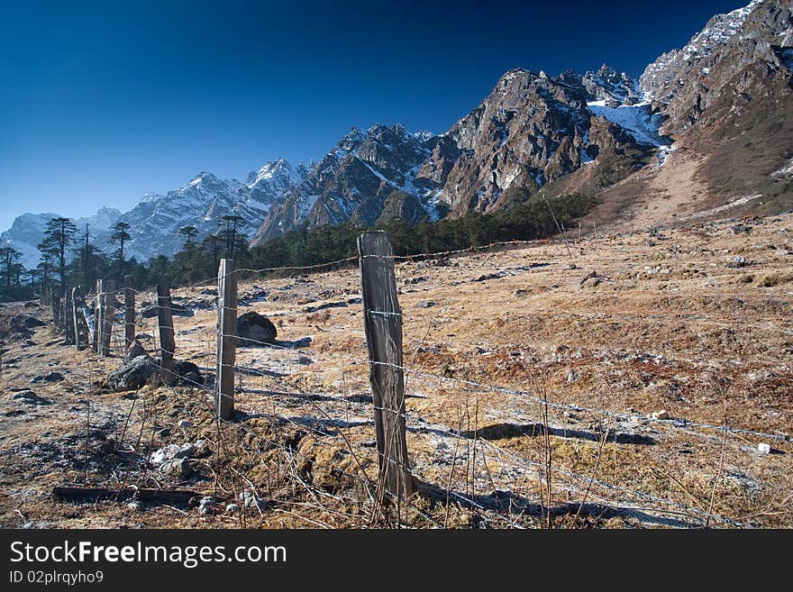 Rocky Mountain Fence line