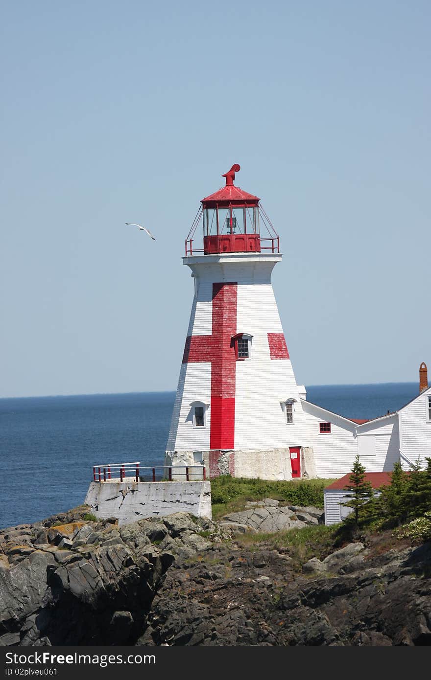 East Quoddy Head Lighthouse in Canada. East Quoddy Head Lighthouse in Canada