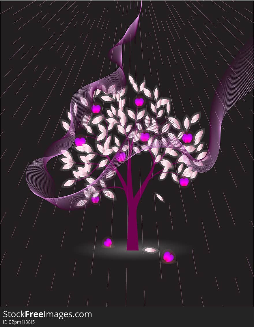 Purple tree