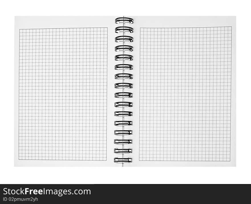 Datebook - isolated on white background