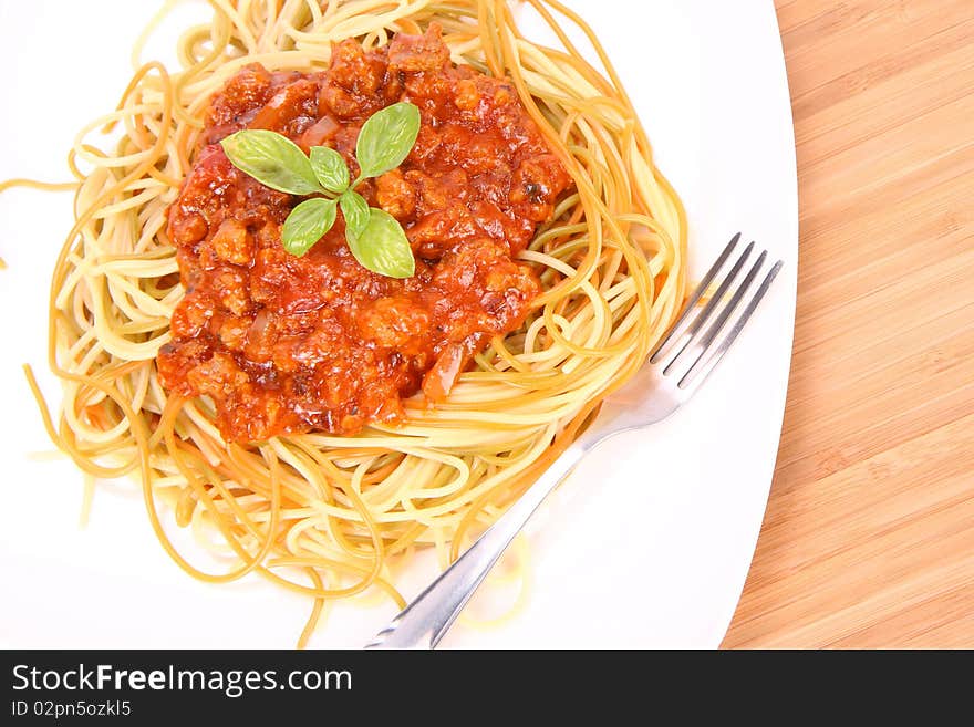 Spaghetti bolognese