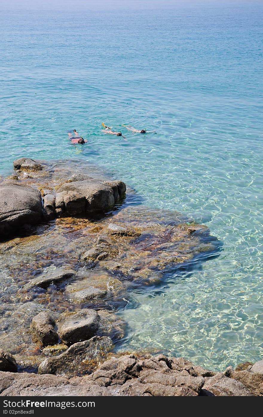 View of beautiful sea of Piscadeddus, Villasimius, in Sardinia, Italy. View of beautiful sea of Piscadeddus, Villasimius, in Sardinia, Italy