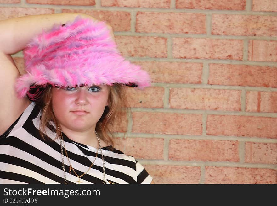 Pink Punk Hat