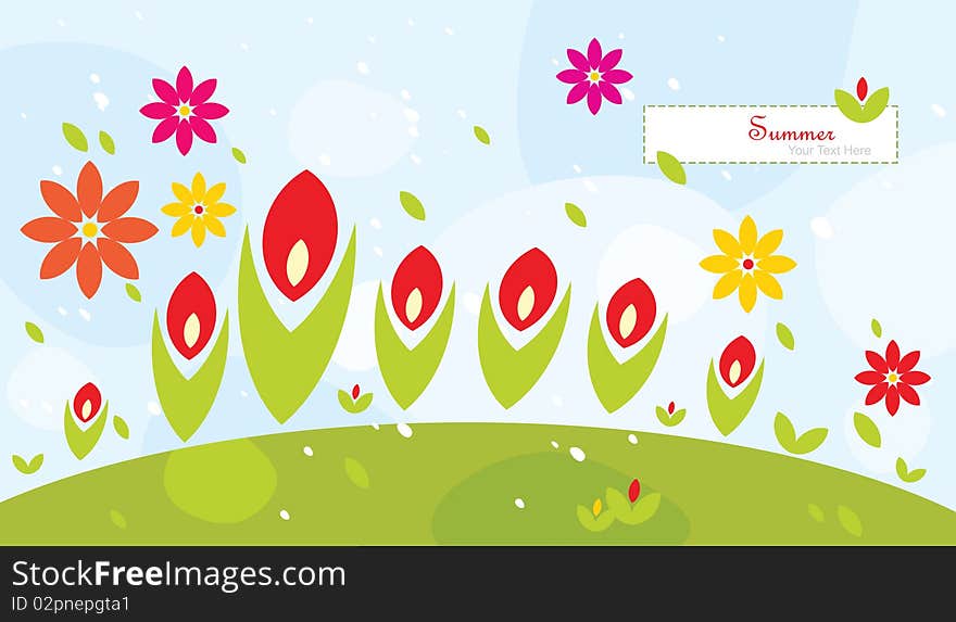 Abstract Summer Background