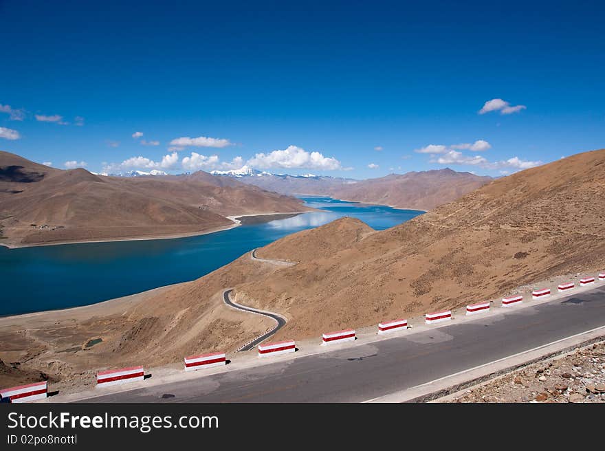 Lake in tibet, China