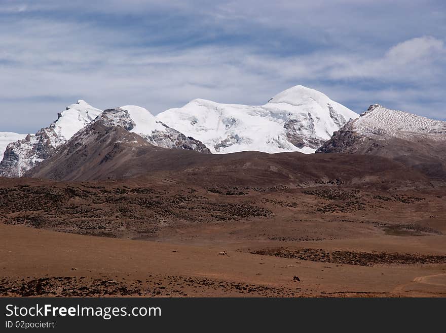 Road between mountains