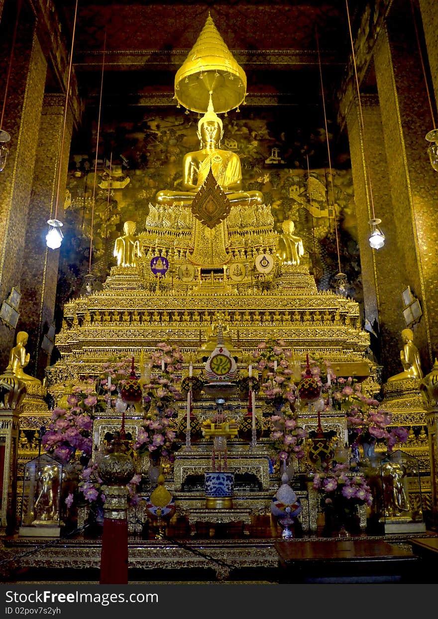 Golden Buddha, In The Church.