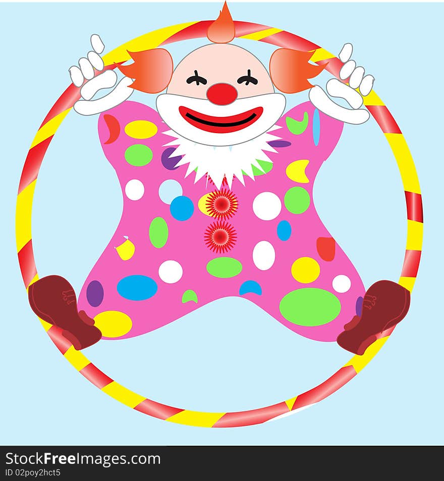 Clown In Circle