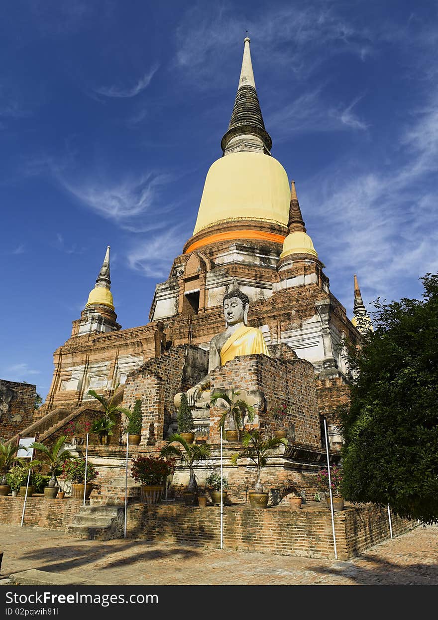 Thailand - Ayutthaya   Wat Yai Chai Mongkon