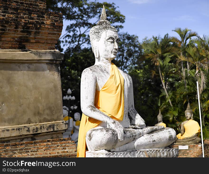 Thailand - Ayutthaya   Wat Yai Chai Mongkon