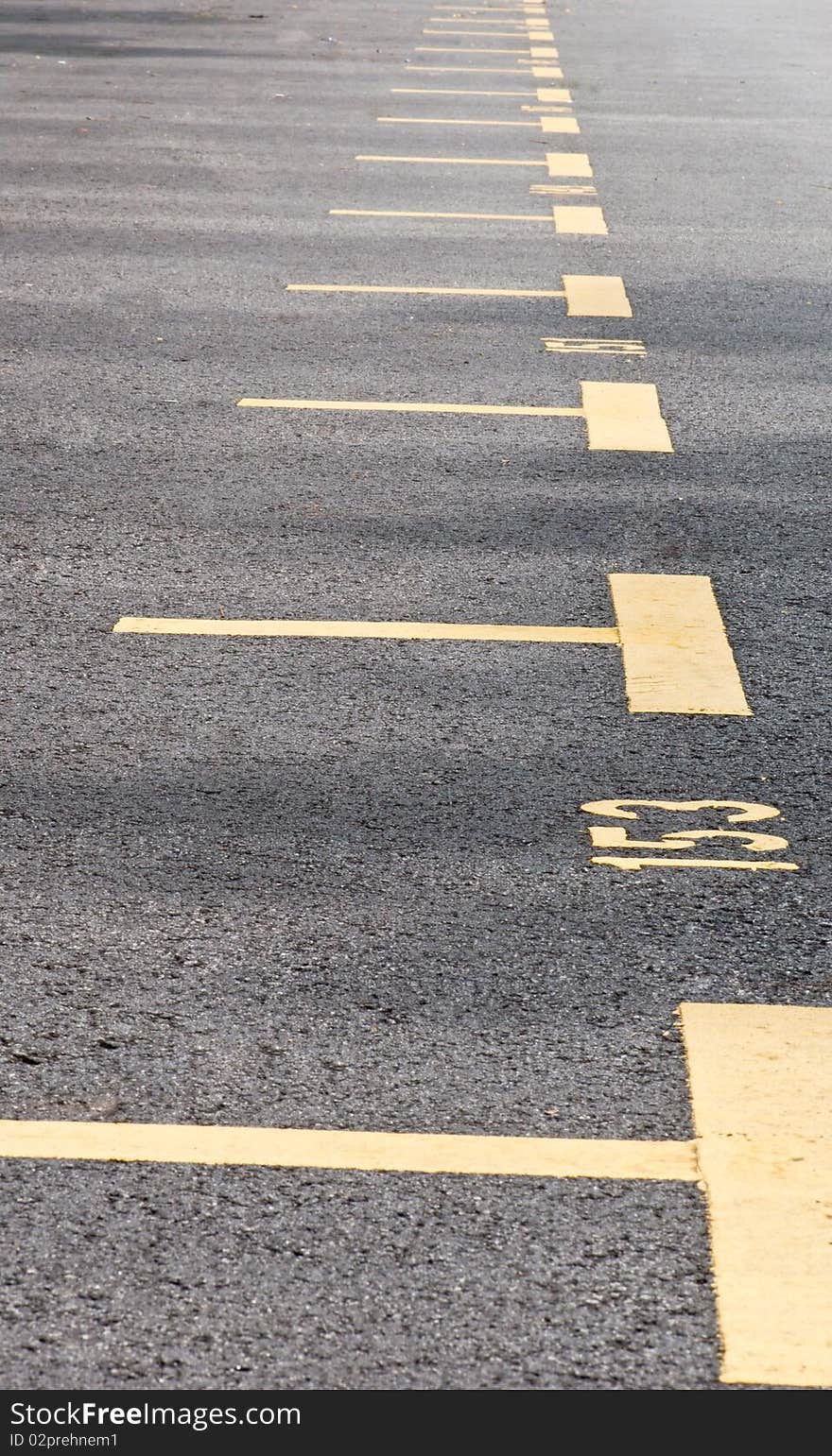 An Abstract Portrait of Empty Parking Lots