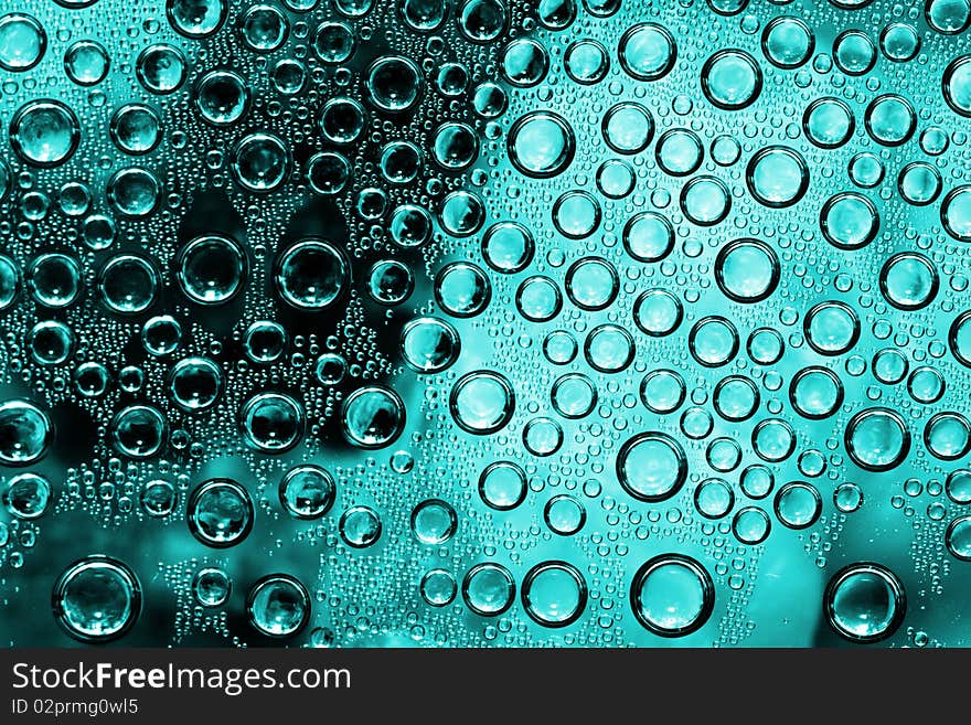 A blue bubble texture or background. A blue bubble texture or background