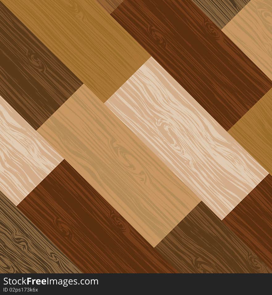 Multicolored Parquet Board