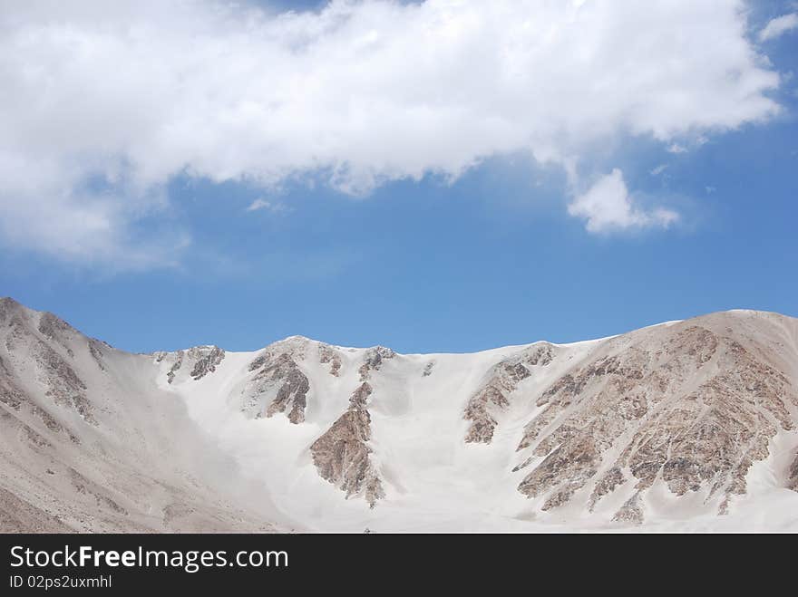 Mountain clouds in xinjiang of china