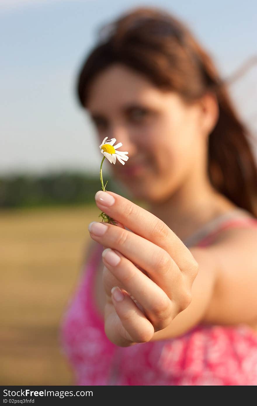 Girl In Field