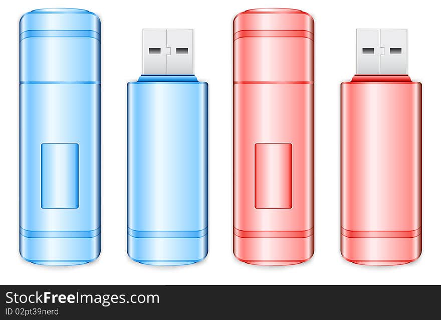 Color flash drive