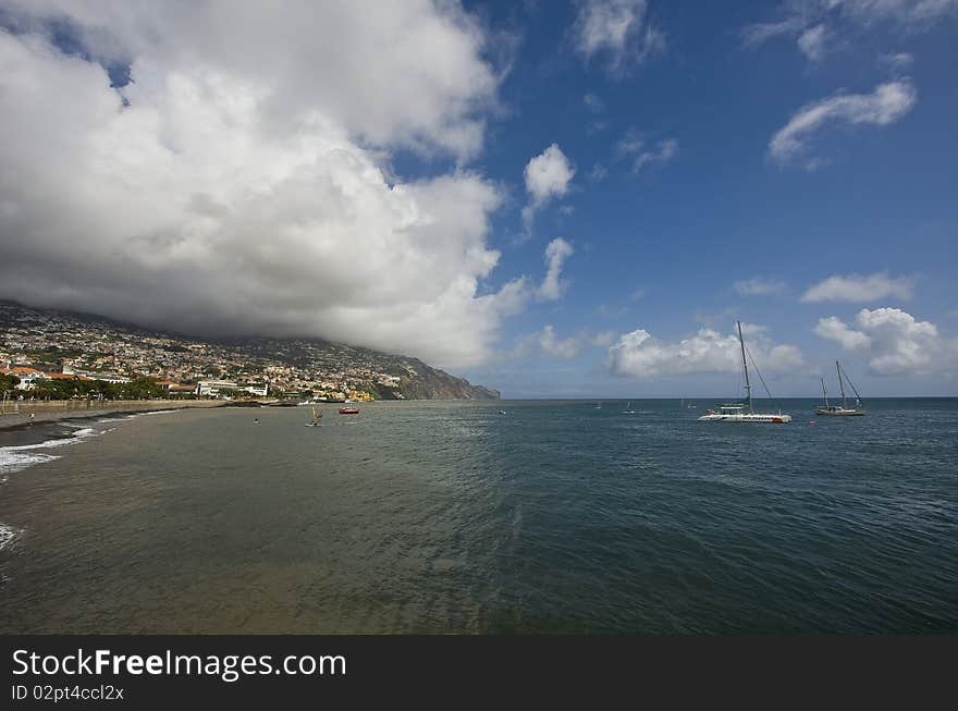 Atlantic ocean in Madeira Islands