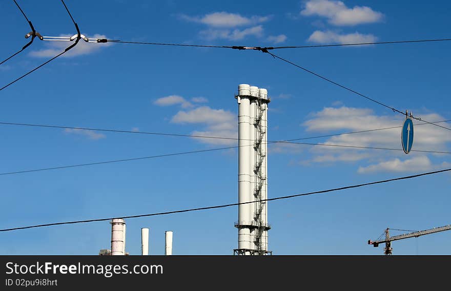 Urban sky. Ambient in the modern city. Urban sky. Ambient in the modern city