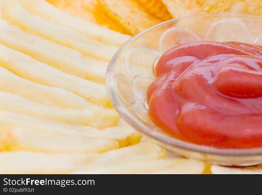 The Potato Chips With Sauce