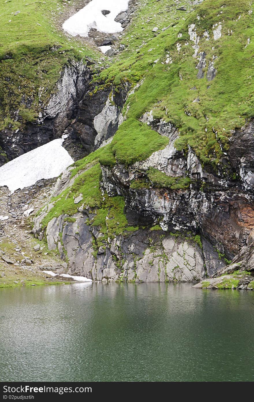 Balea glacier lake