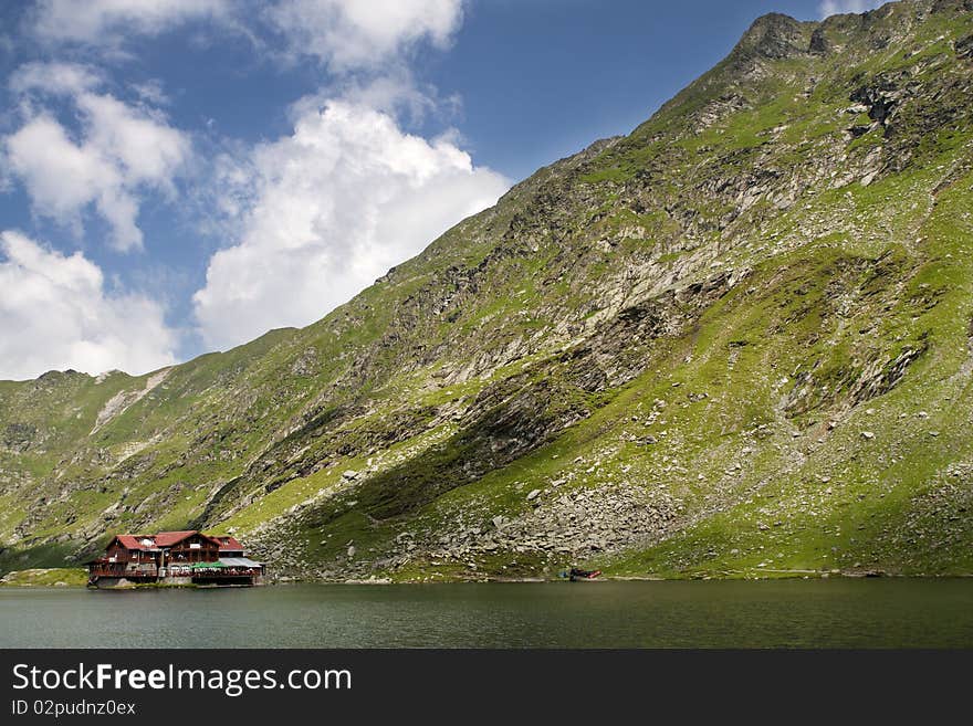 Balea glacier lake