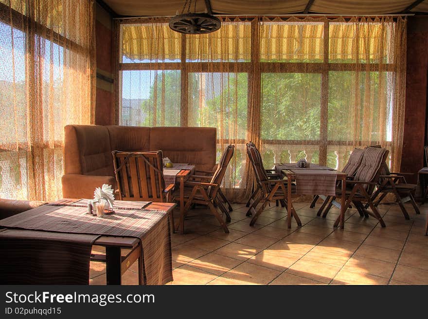 Sofas and chairs in a beautiful interior