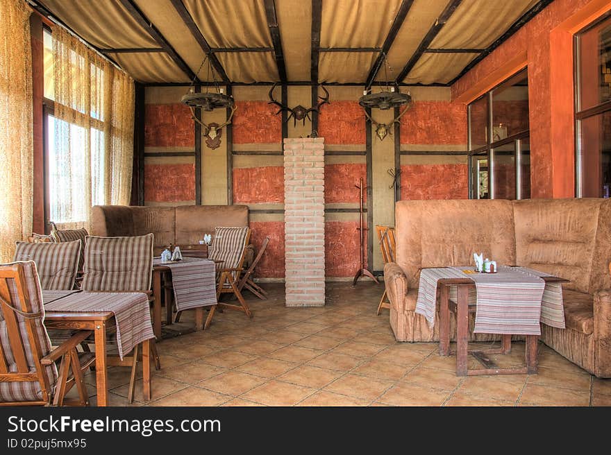 Sofas and chairs in a beautiful interior