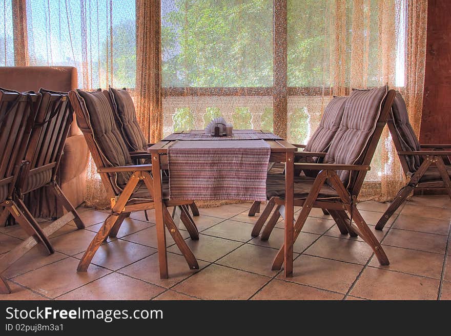 Sofas and chairs in a beautiful interior